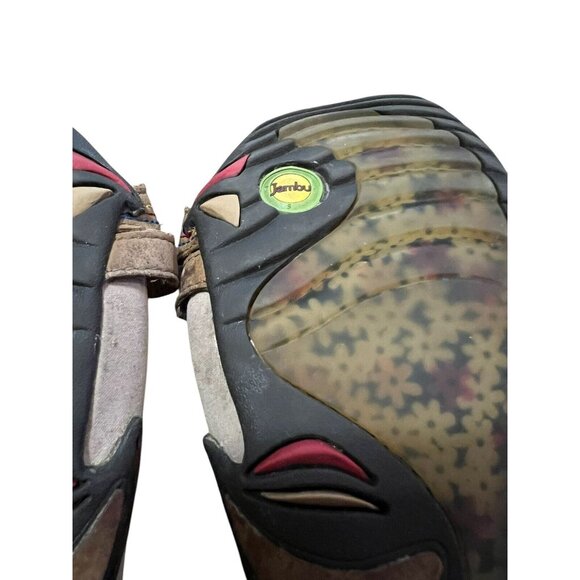 Jambu Terra Fusion Dune Sandals Womens 6M Design Tan Mary Jane Comfort‎ Stripy - Picture 3 of 8